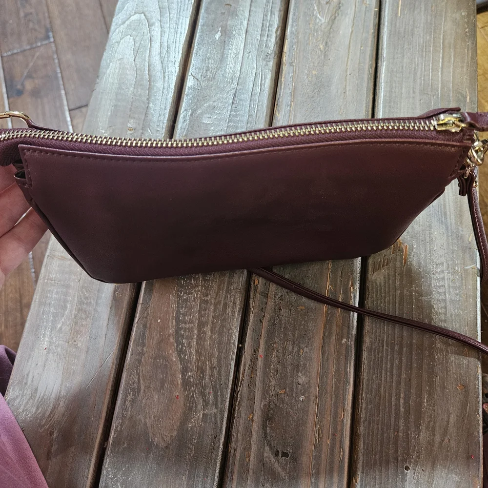 🎁🎁3/20🎁🎁Maison Gaja Elegant Burgundy Crossbody Bag - Picture 11 of 11